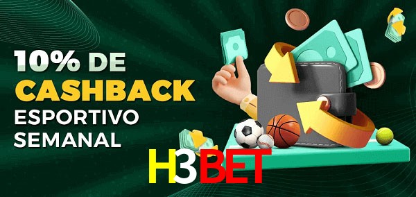 10% de bônus de cashback na H3Bet